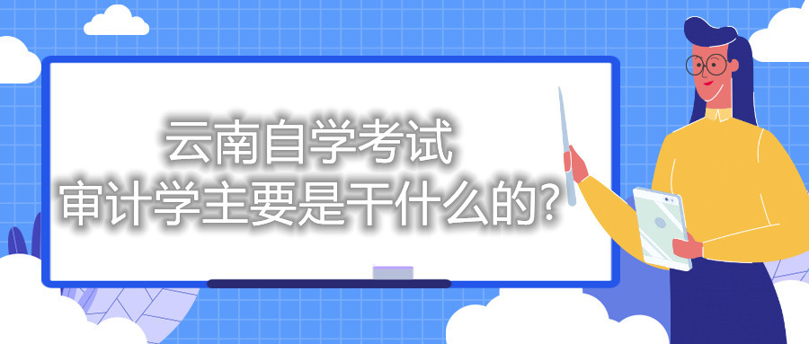 云南自學考試審計學主要是干什么的?