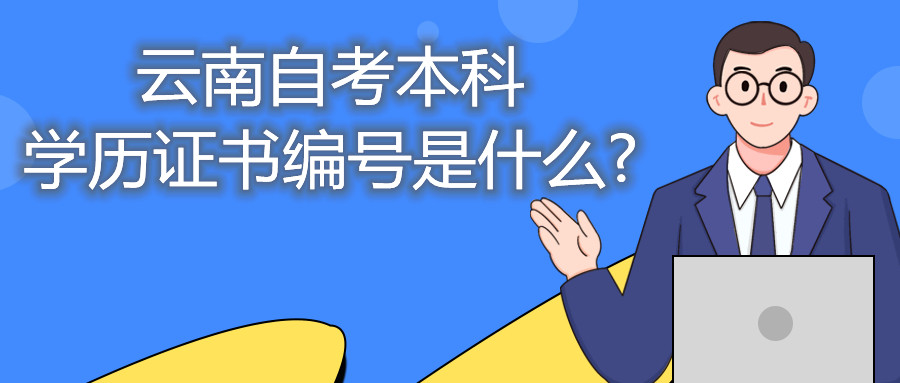云南自考本科學歷證書編號是什么?